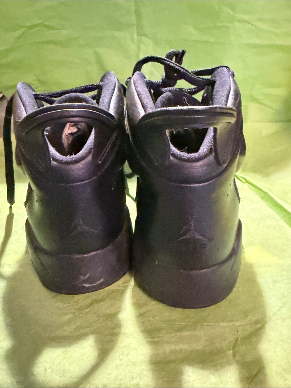 Jordan Black High-Top Sneakers with Subtle Jumpman